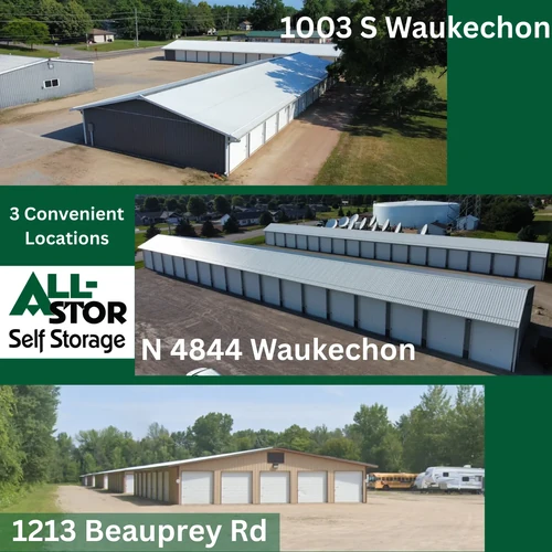 All-Stor Self Storage S Waukechon storage facility exterior view