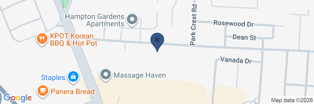 Map showing facility locations