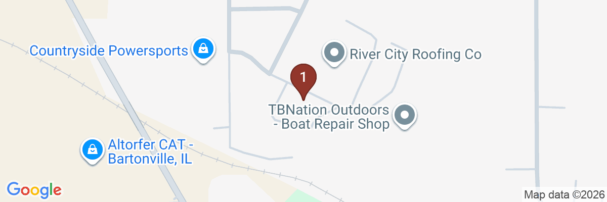Map showing facility locations