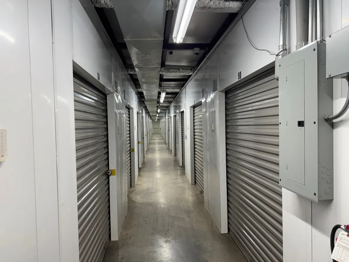 Image of hallway in storage facility