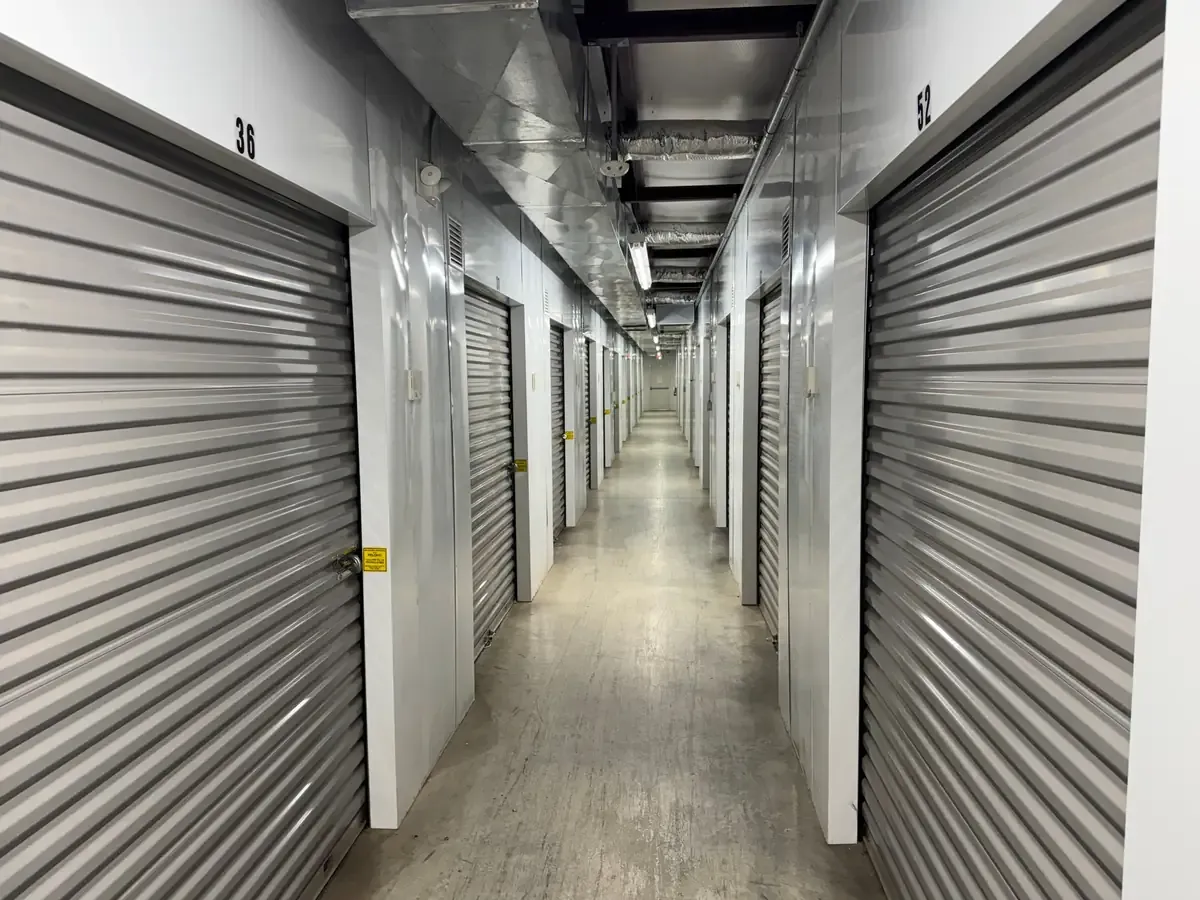 Image of hallway in storage facility