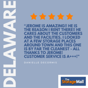 Delaware self storage units customer reviews