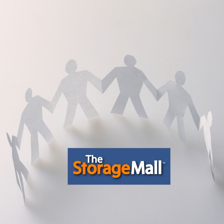 The Storage Mall - white human cutouts of paper