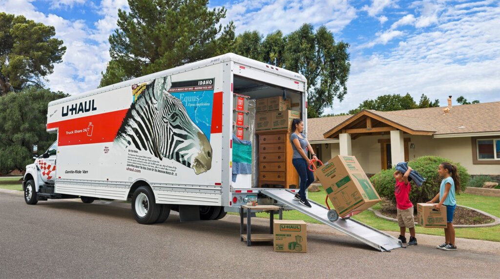 Uhaul trucks for rent in Rockford IL 