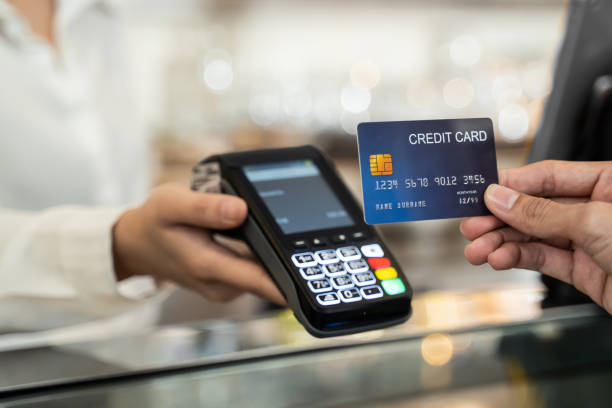 credit card payment being made for self storage